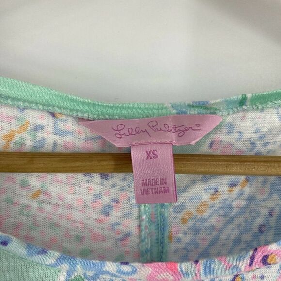 Lilly Pulitzer T Shirt Mikela Fansea - Picture 3 of 6